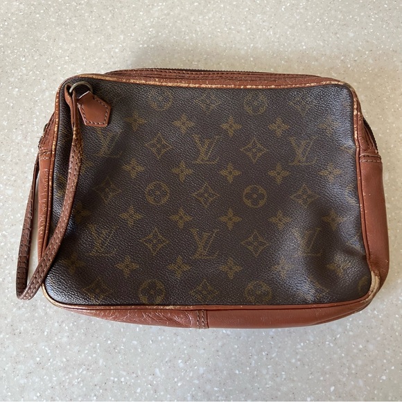 Vintage Louis Vuitton Monogram Large Wristlet - Picture 1 of 12